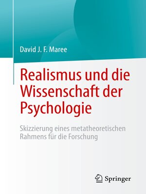 cover image of Realismus und die Wissenschaft der Psychologie